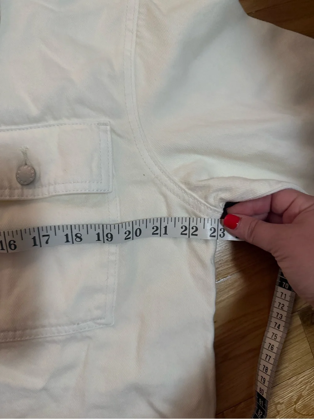 NWT Parke x Target Cream Oversized Button-Front Jacket